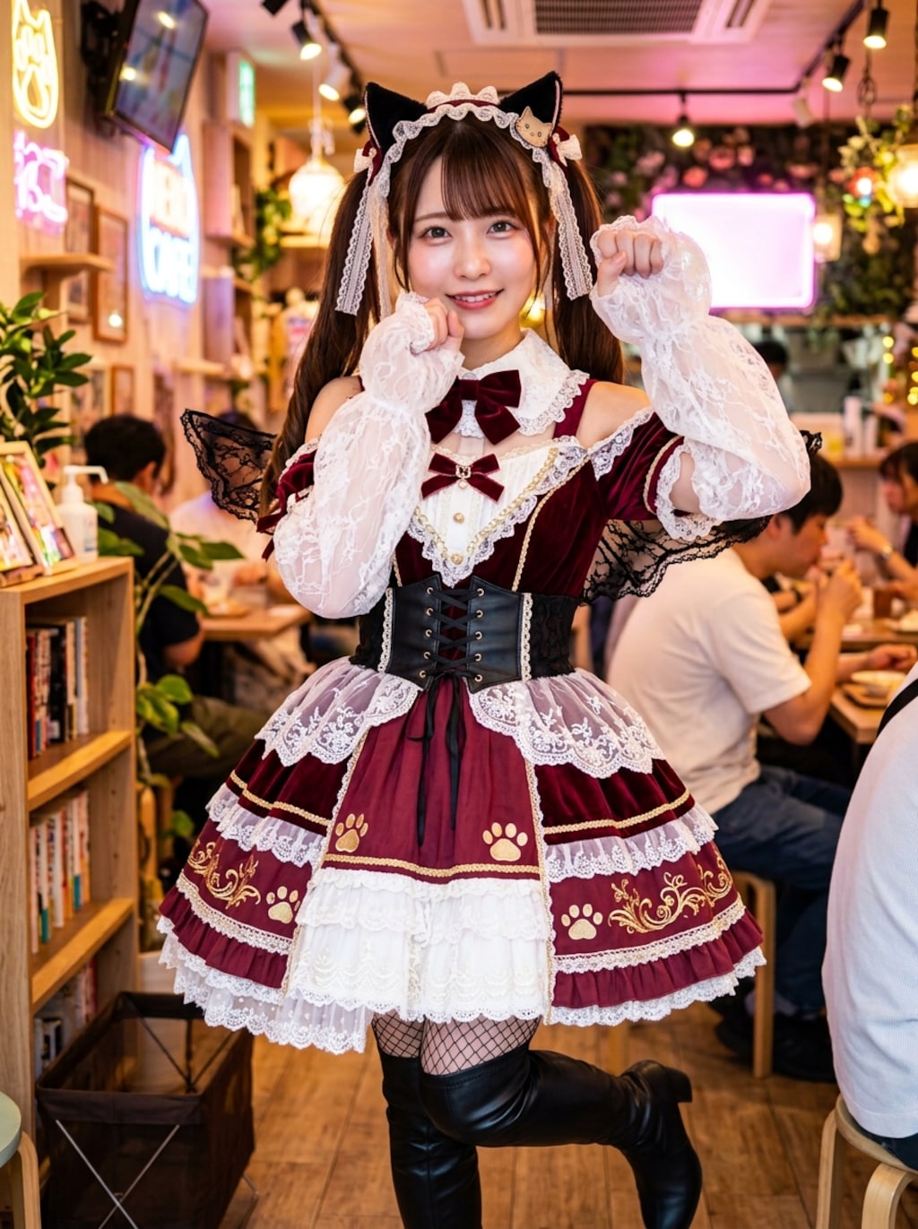 黒ツイにゃん