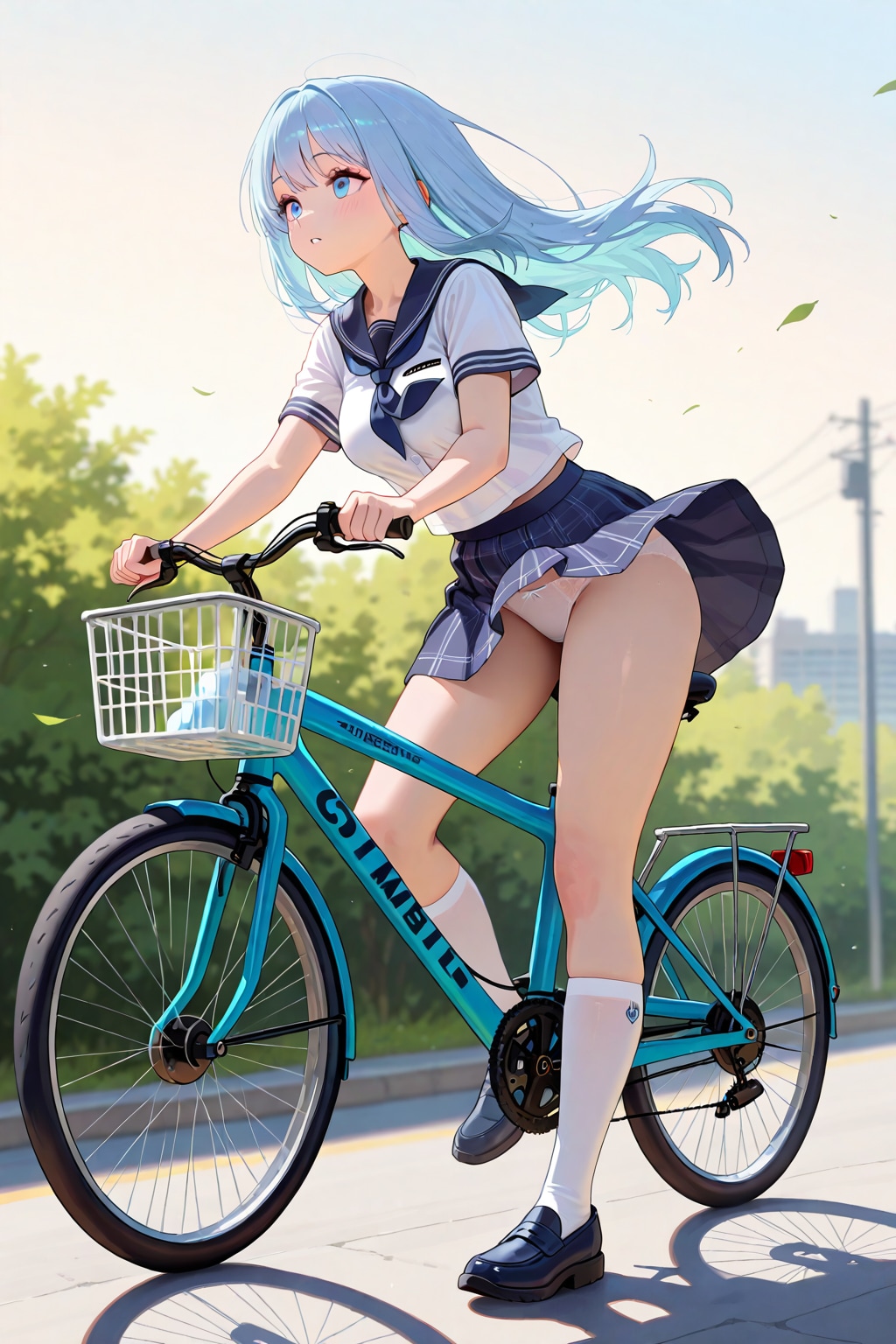 通学中