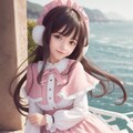 海辺のおしゃれさん (ani2real版) 2枚目