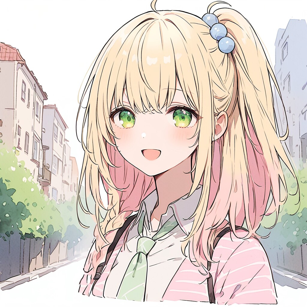 ある日の通学路　雪村小町 | の人気AIイラスト・グラビア