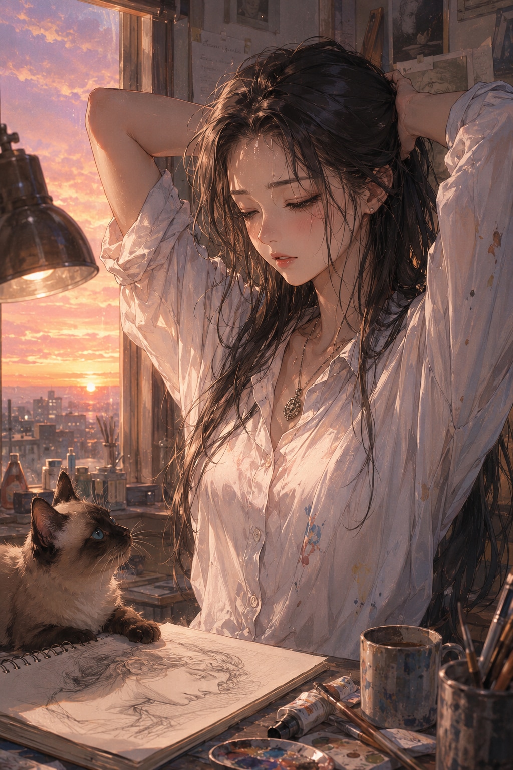 波夷羅ねずは、夜明けの光に誇れる自分を描き切った。