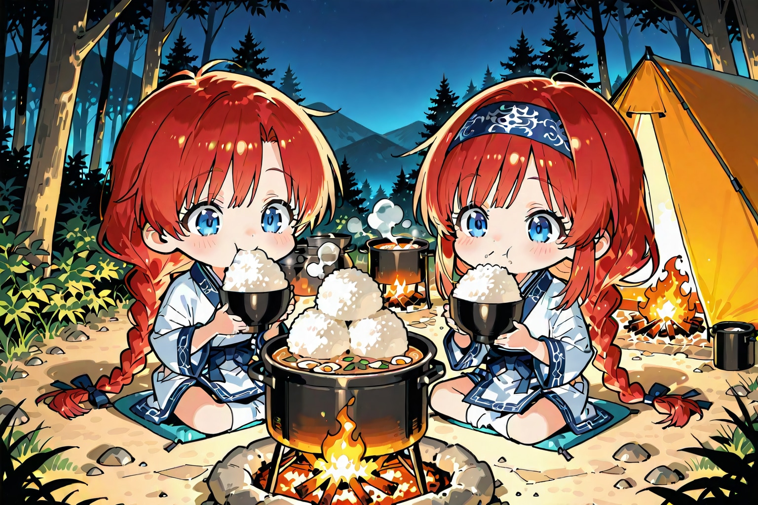 冒険のあとのご飯は格別！ | の人気AIイラスト・グラビア