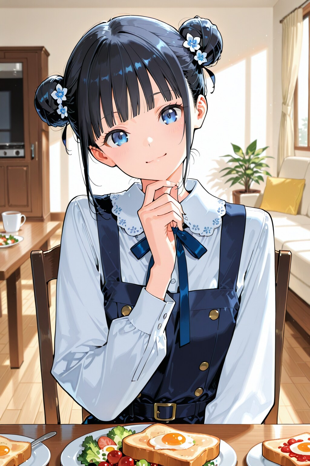 おだんごちゃん🍡✨と朝ごはん🍚✨ 5/15 | の人気AIイラスト・グラビア