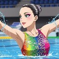シンクロ美少女　ソロの演技⑥ 11枚目