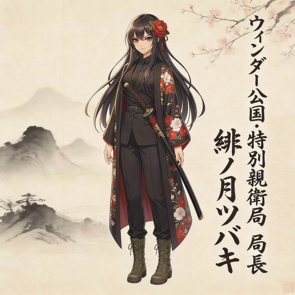 ウィンダー公国におけるツバキさん。