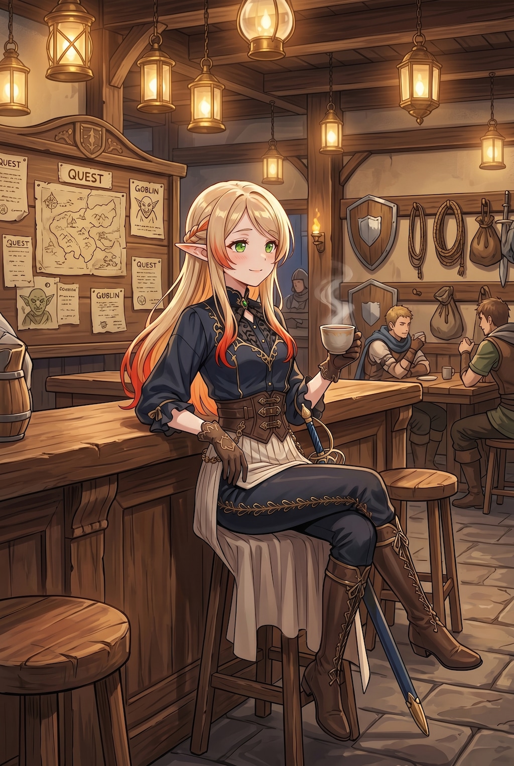 街に入り込んだゴブリンは排除します