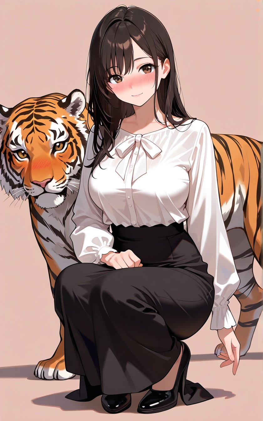 卯衣先生とミルフィーユちゃん