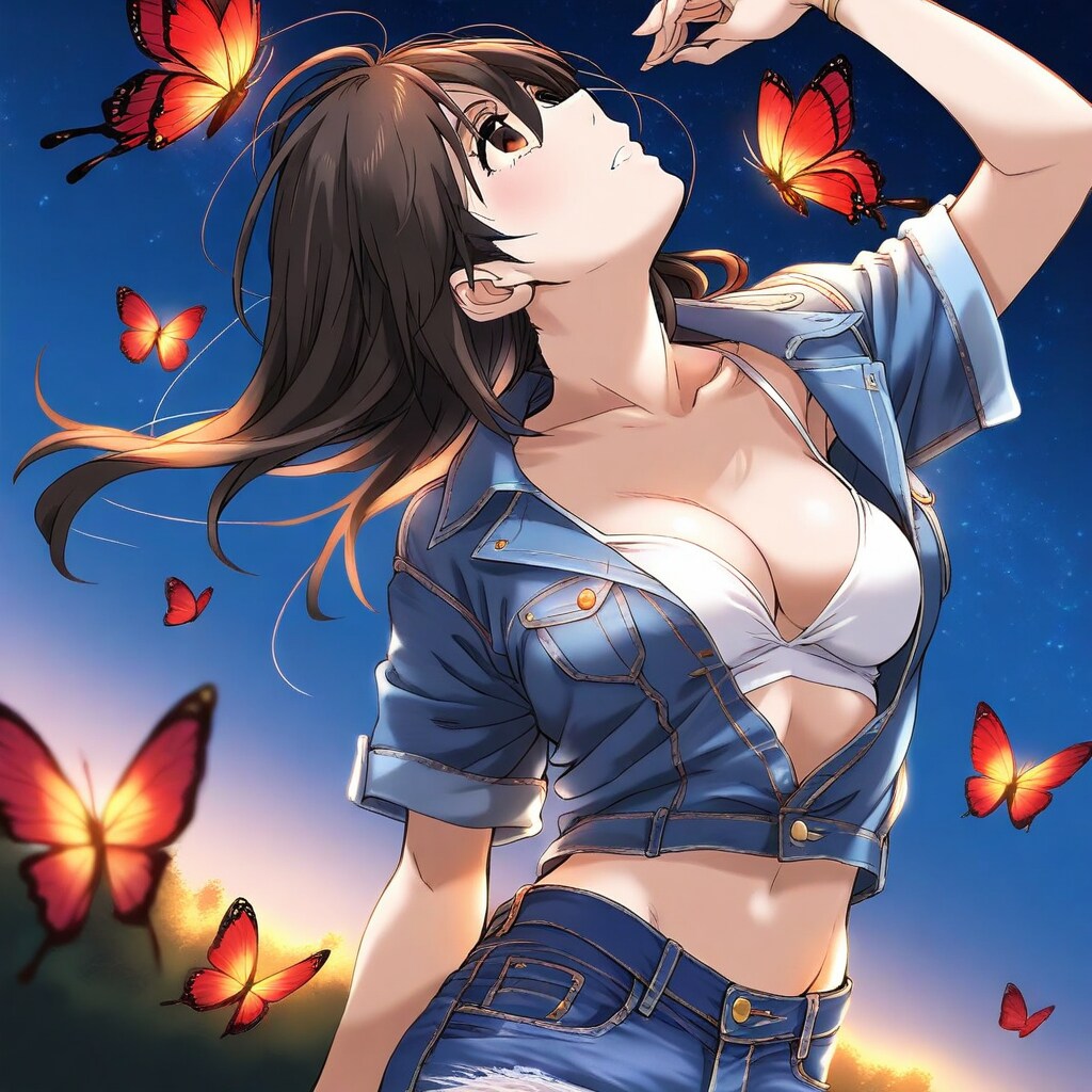 蝶々の乱舞