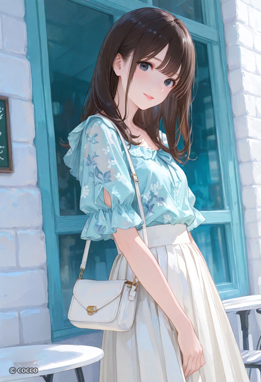 清らかなブルーを纏って