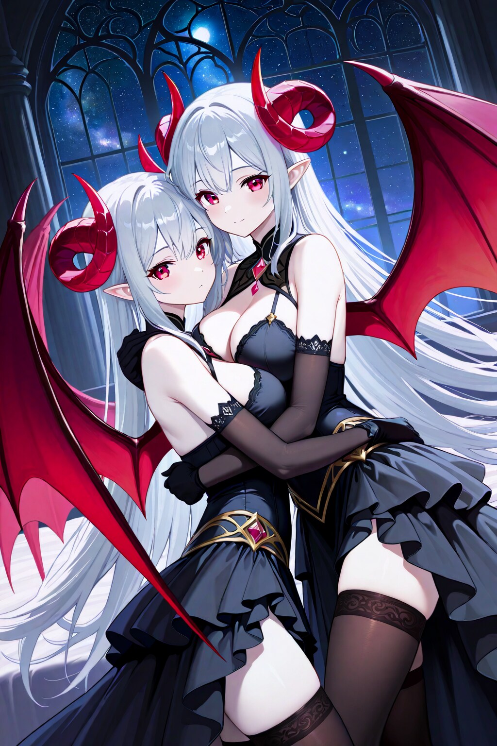 双子のサキュバス