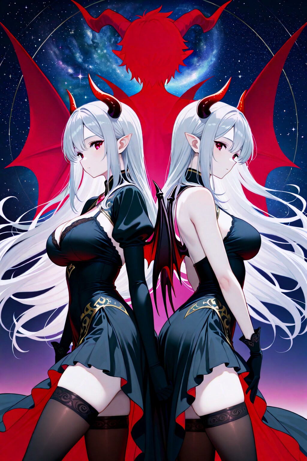 双子のサキュバス