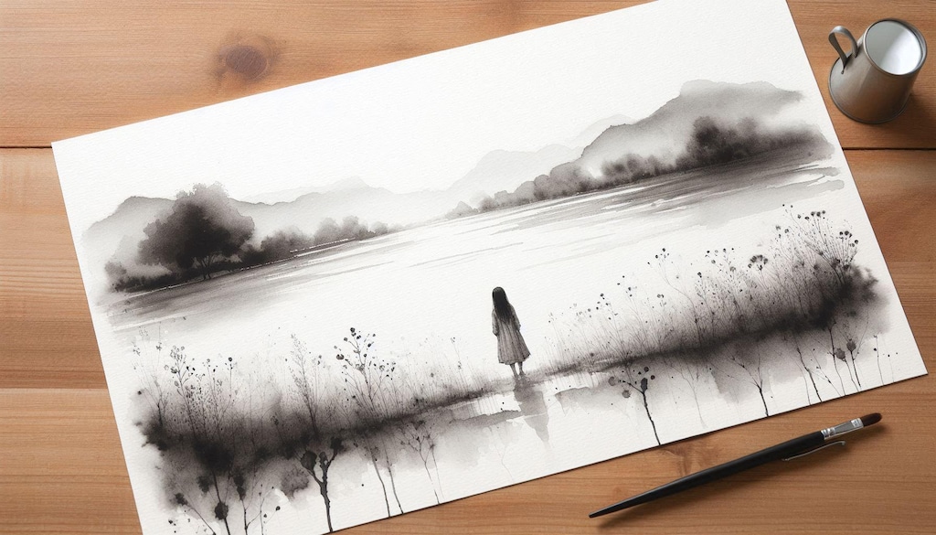 遠望・黒(Dalle編)