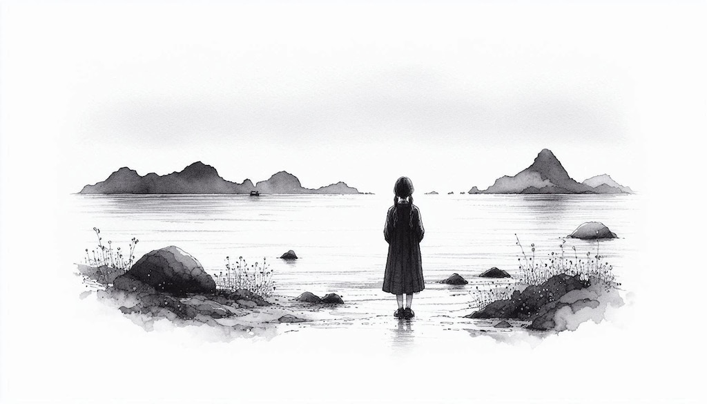 遠望・黒(Dalle編)