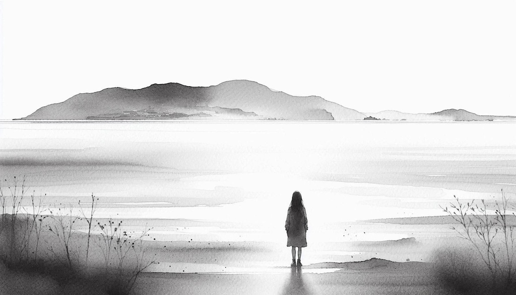 遠望・黒(Dalle編)