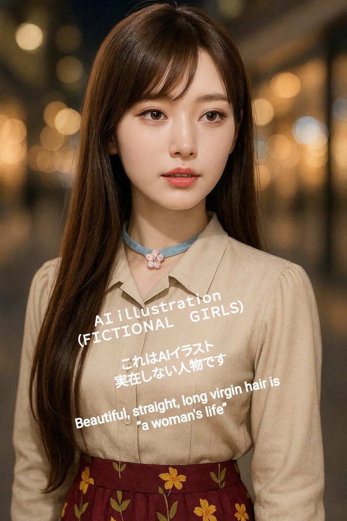 ロングヘア美少女