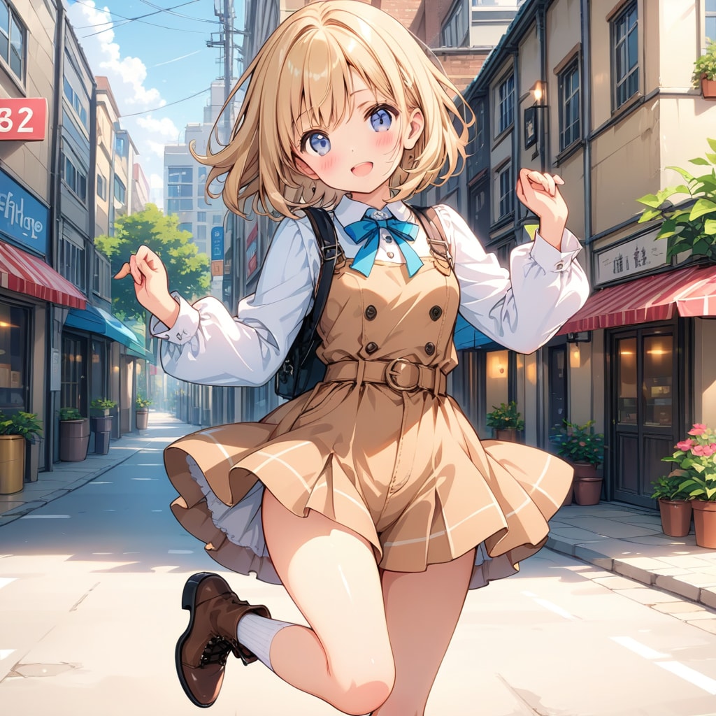 おでかけ由宇ちゃん | の人気AIイラスト・グラビア