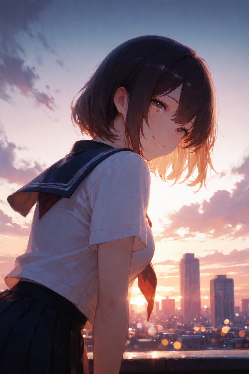 夕暮れ