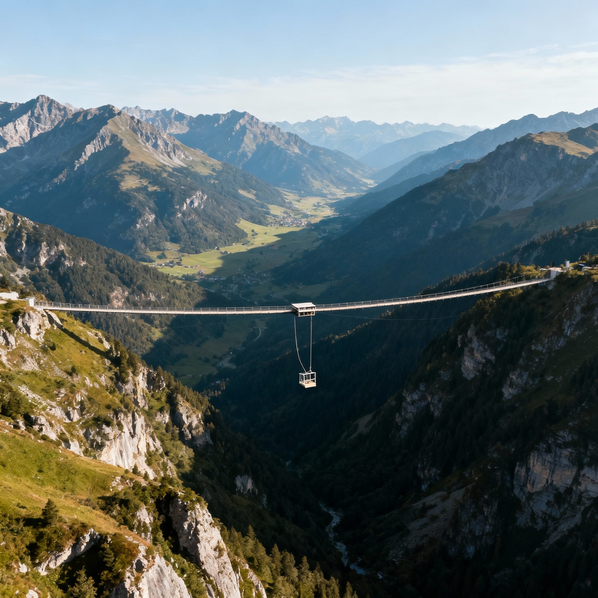 背景２２　バンジー橋 | の人気AIイラスト・グラビア