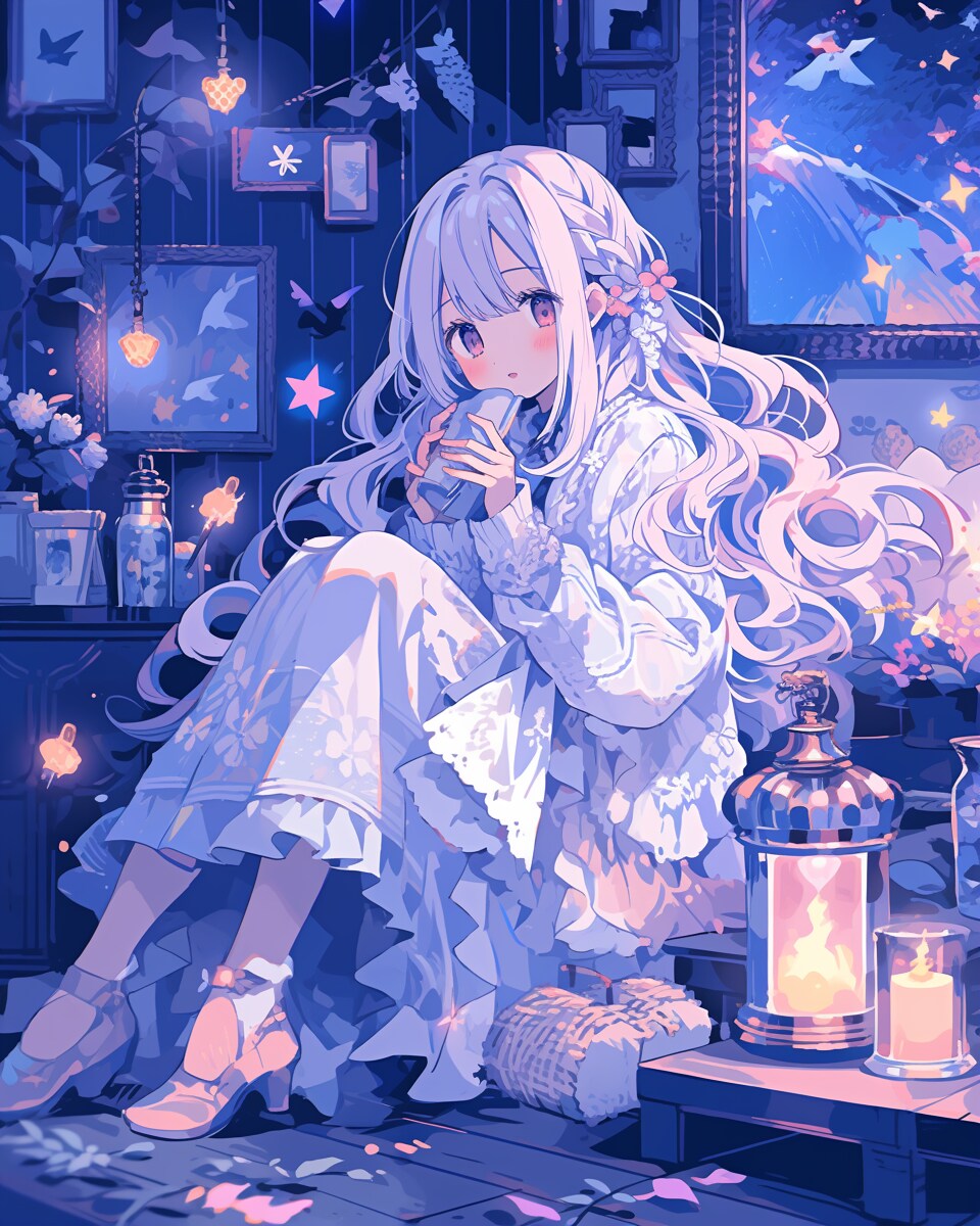 耳を傾けて、幻想的な世界へと誘う Listen closely, inviting you into a fantastical realm