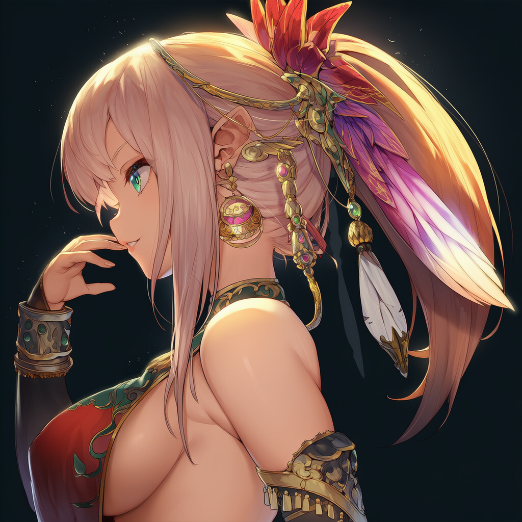 sideboob（横乳）で出たイラスト