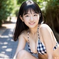 チェック水着女子集➁ 12枚目