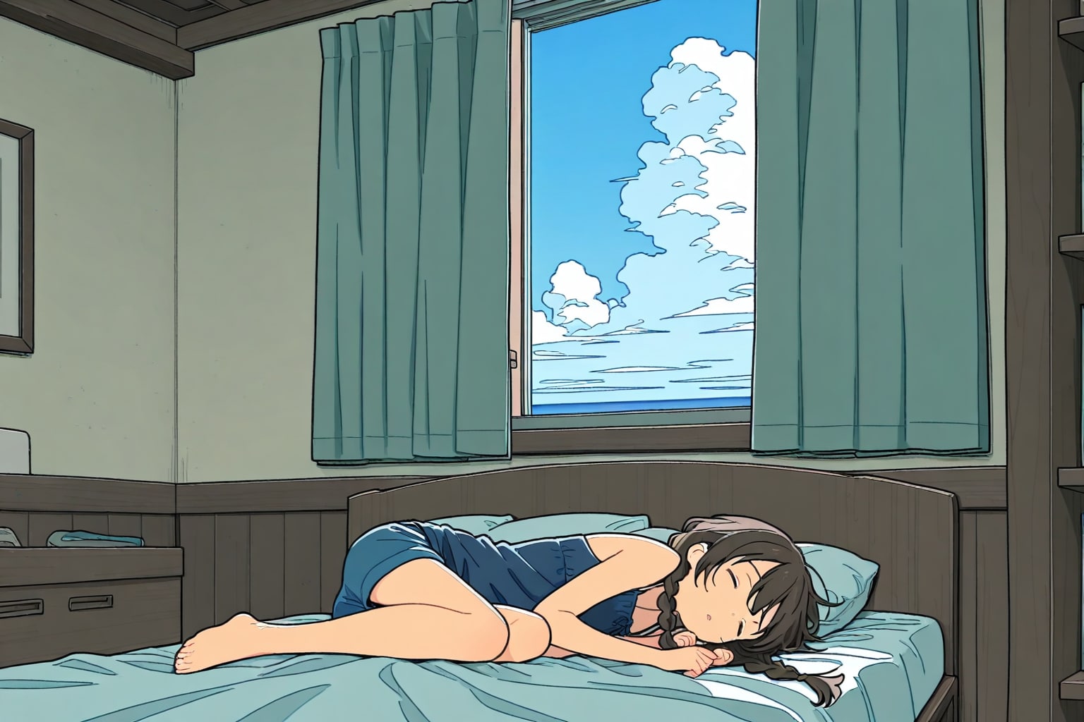 リゾートの午睡 | の人気AIイラスト・グラビア