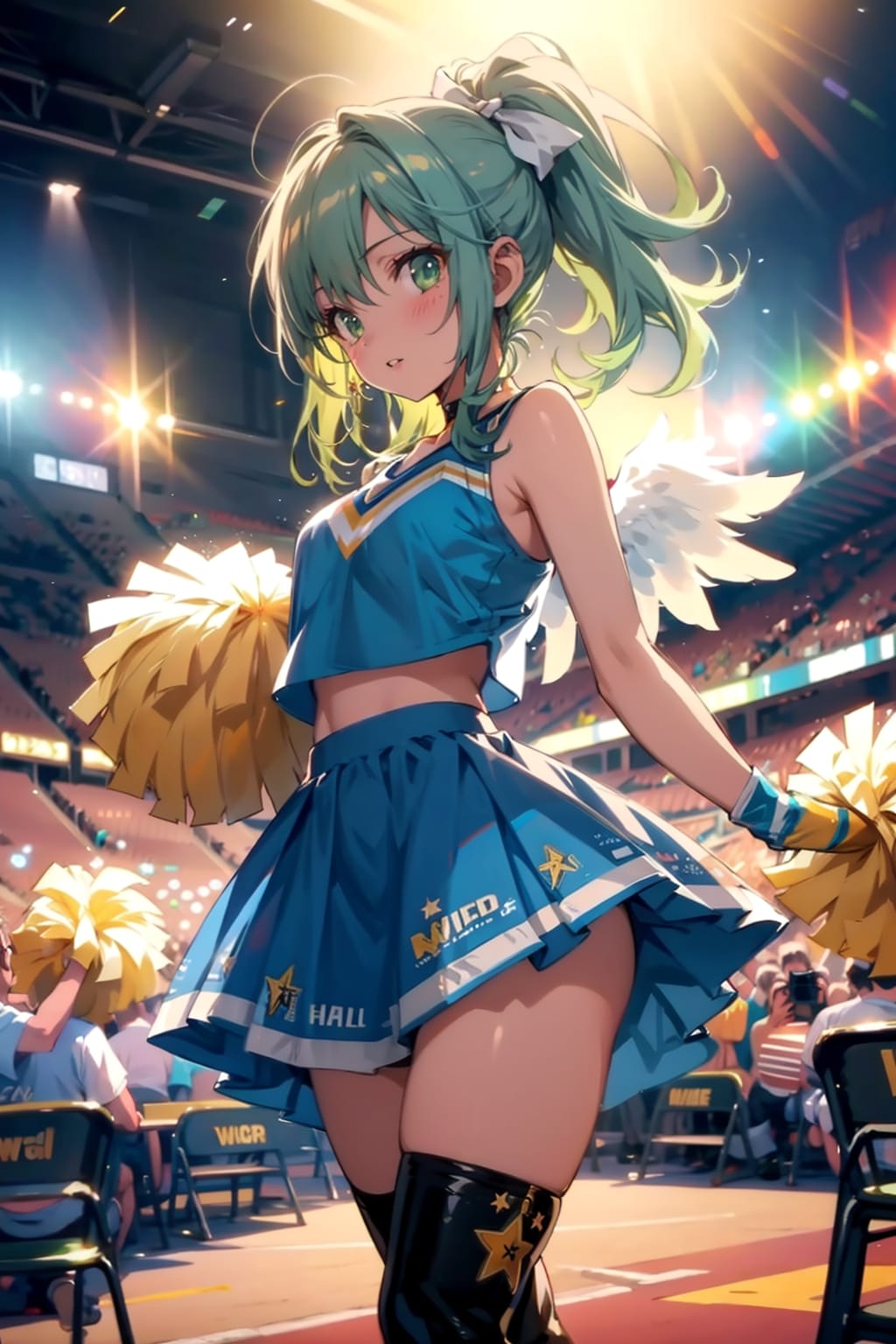 【習作】チアガール　その６ ( 天使風 )