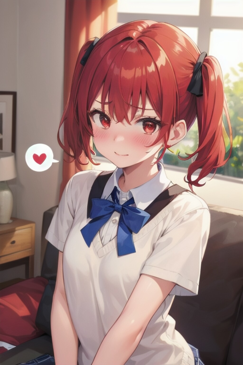 男の子を呼んだけど♪、今一歩勇気の出せないでいる女の娘♡