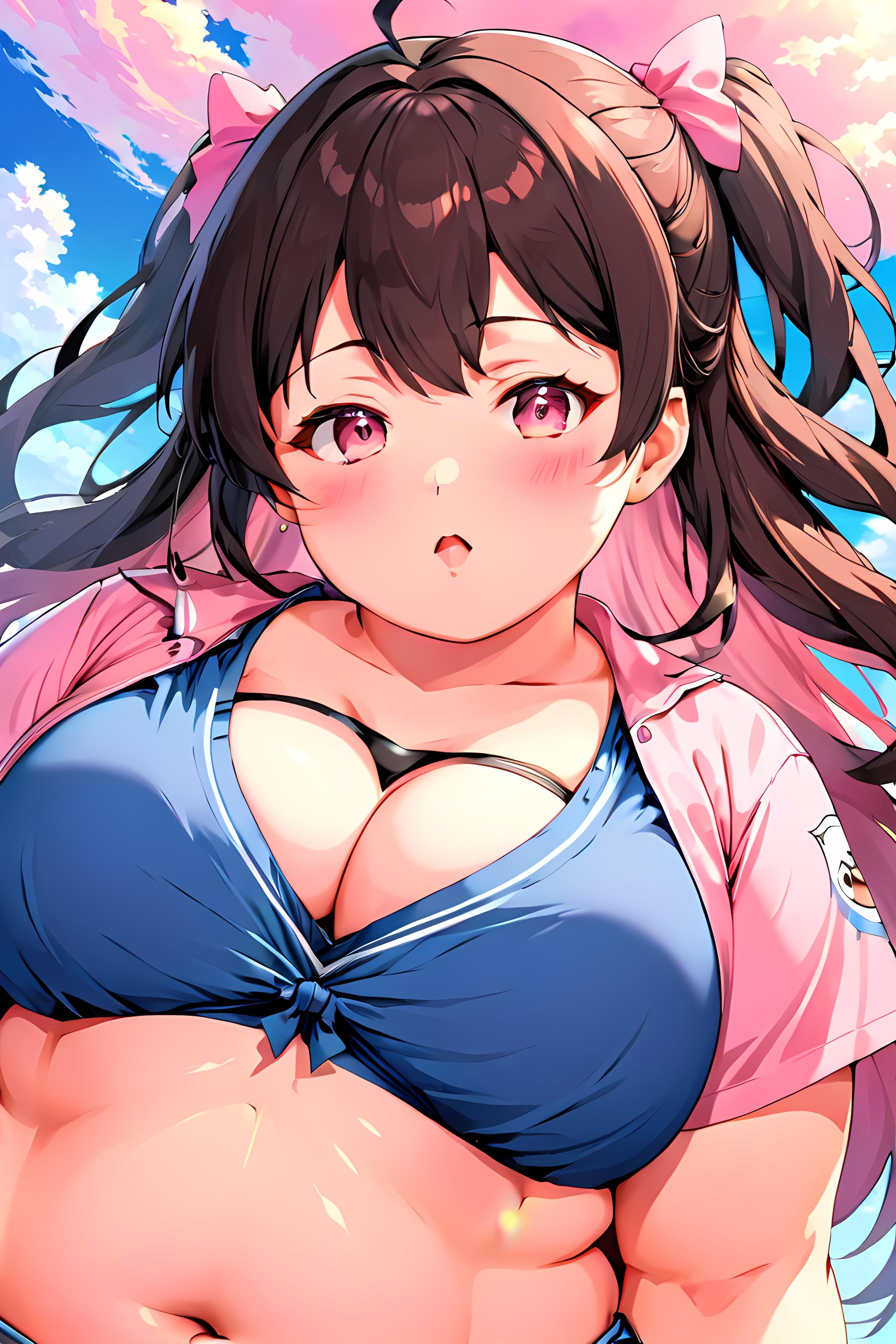 肉のついた女子