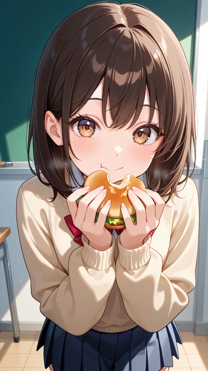 食べる姿が可愛い