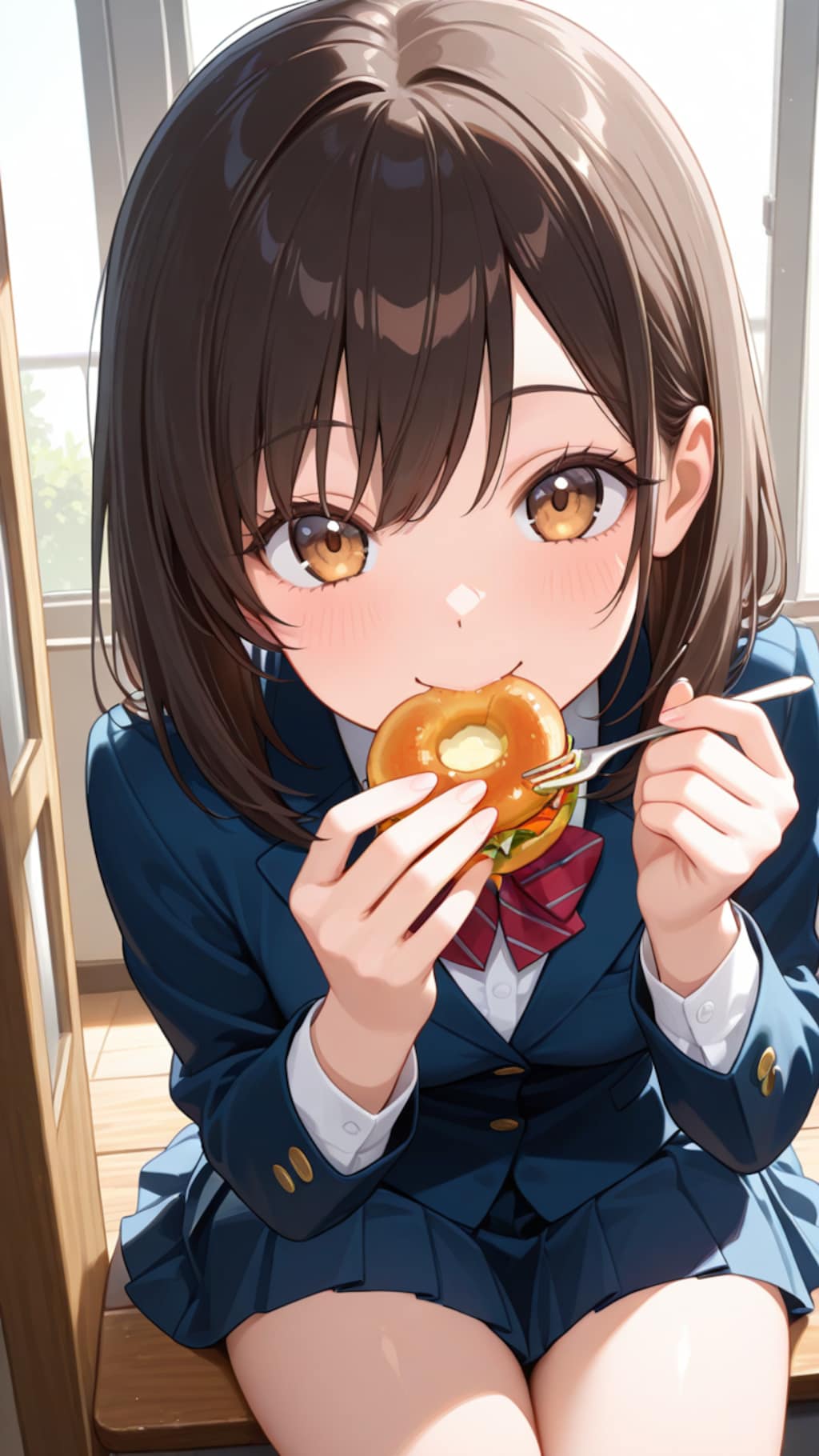 食べる姿が可愛い