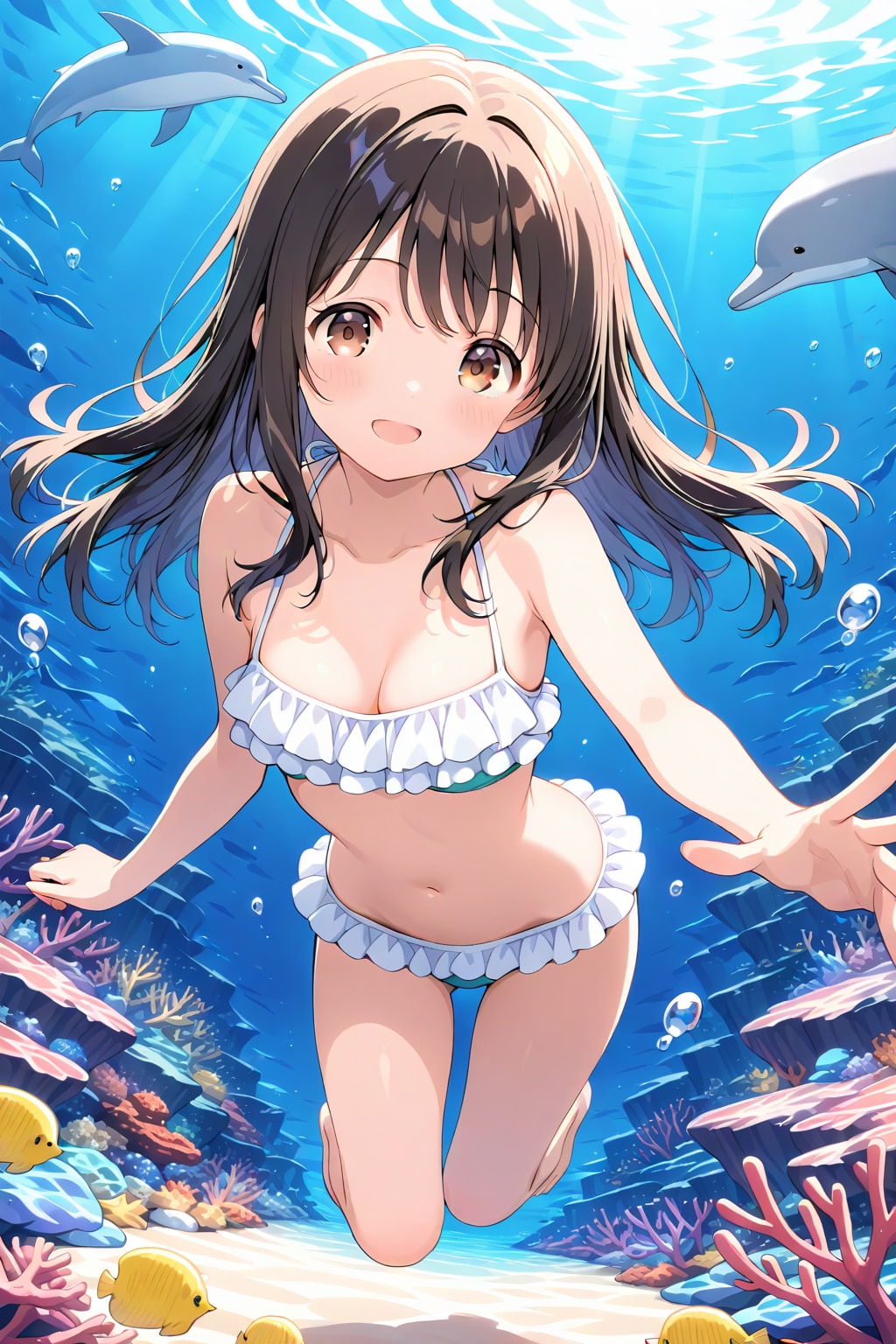 水中遊泳