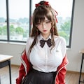 Taihou School Uniform Cosplay from AzurLane 6枚目