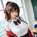 Taihou School Uniform Cosplay from AzurLane 5枚目