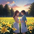 V4B百合畑 4枚目