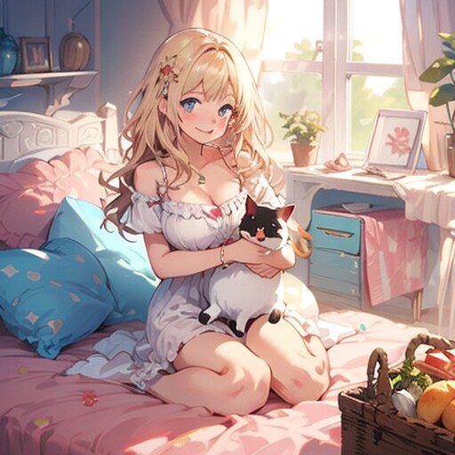 ぬいぐるみを抱く女性