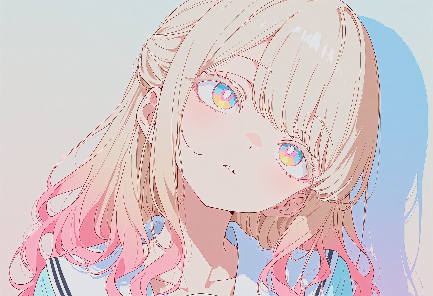 空を見る