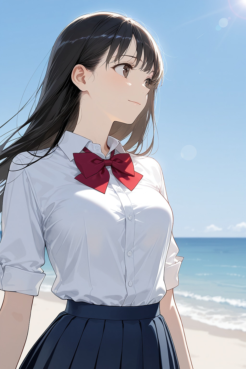 夏の海 | の人気AIイラスト・グラビア