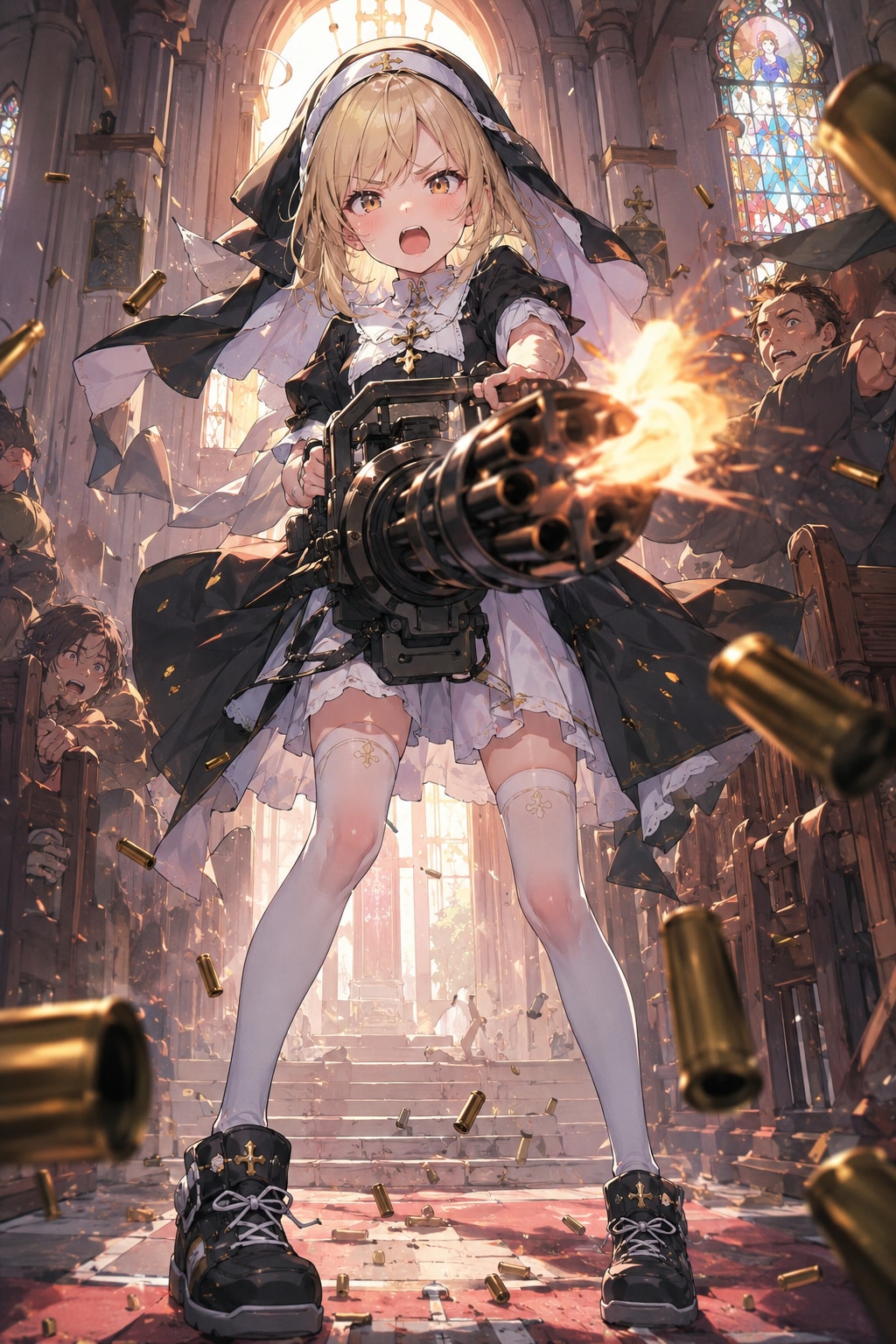 テメェ神父クソ野郎！思い知れ！