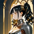 女騎士、平時と出陣前 3枚目
