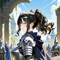 女騎士、平時と出陣前 7枚目