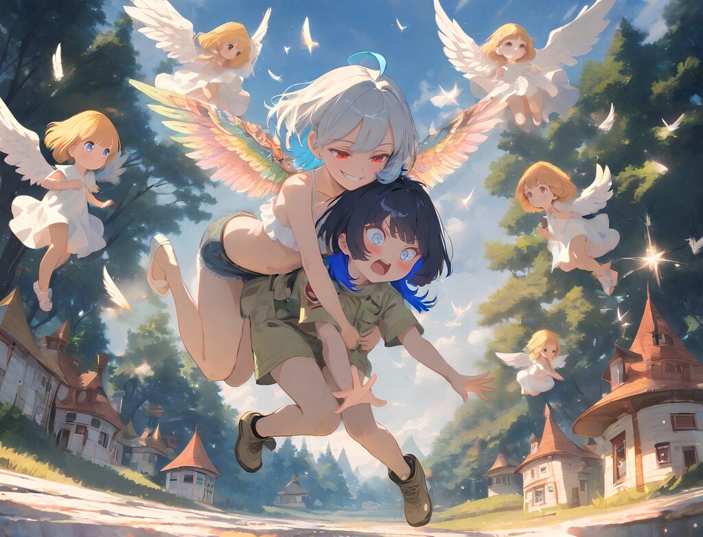 幻想探訪記～翼人の保育所～