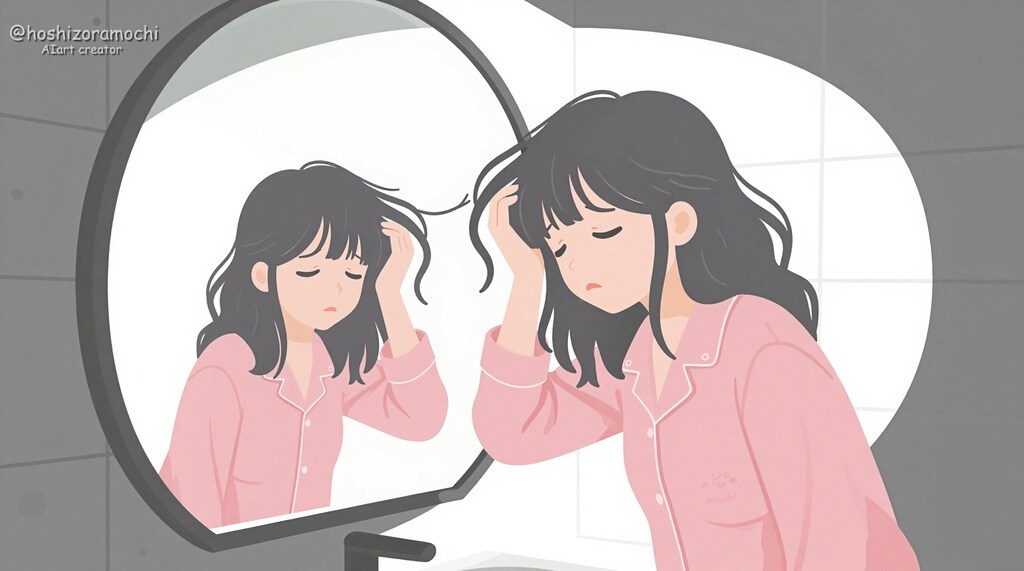 鏡に映る自分に、そっとお疲れ様と言いたくなる朝