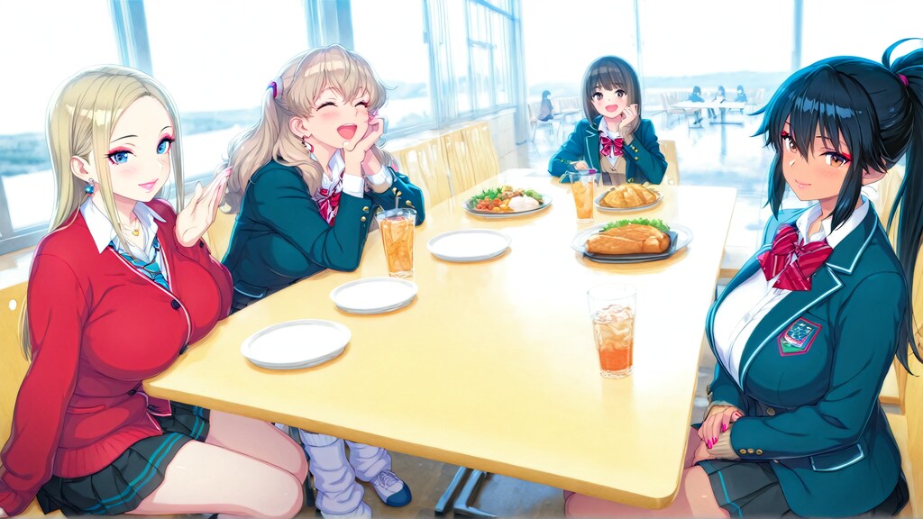 学食にてお昼♪