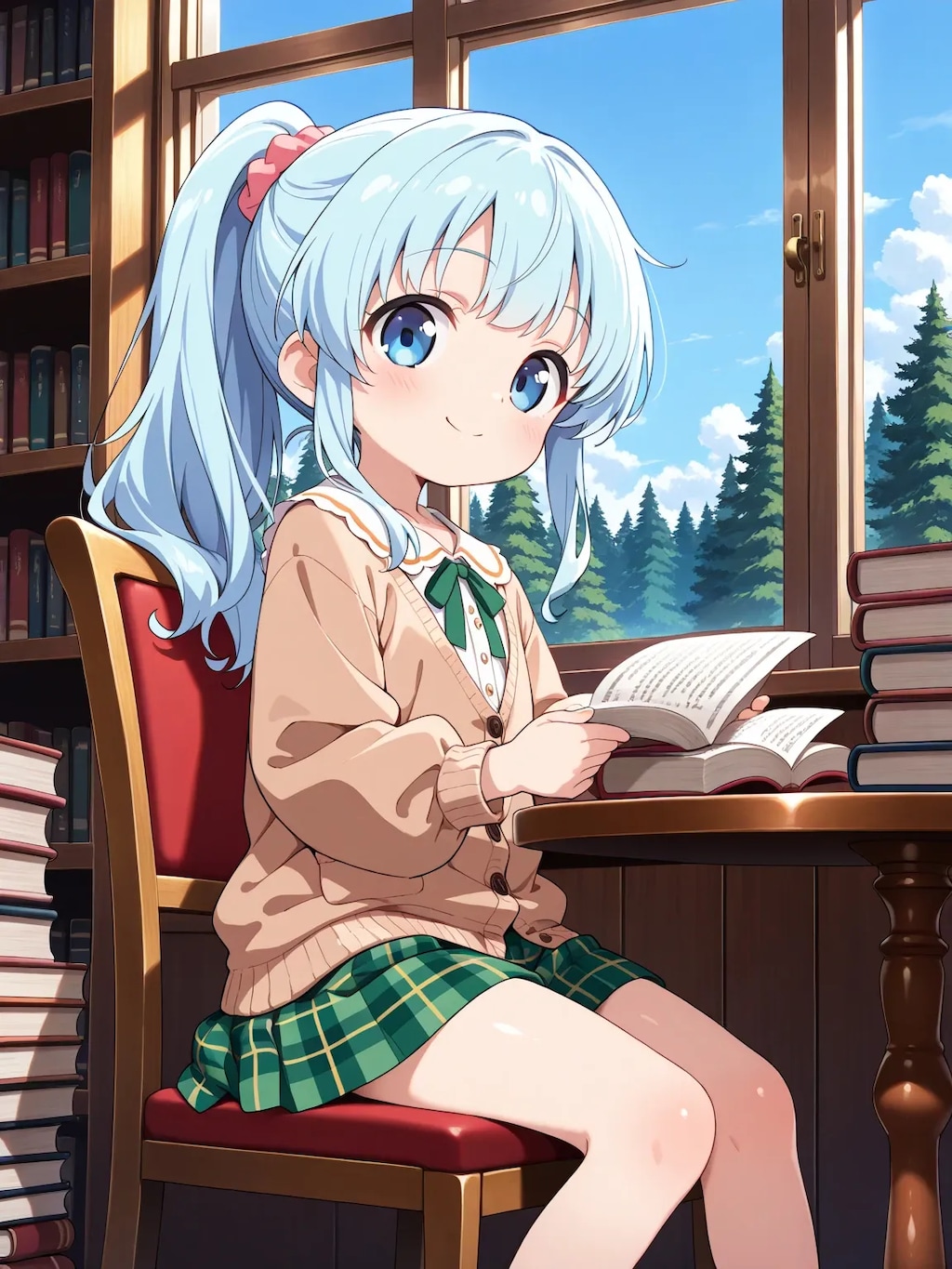 あおいちゃんと図書館