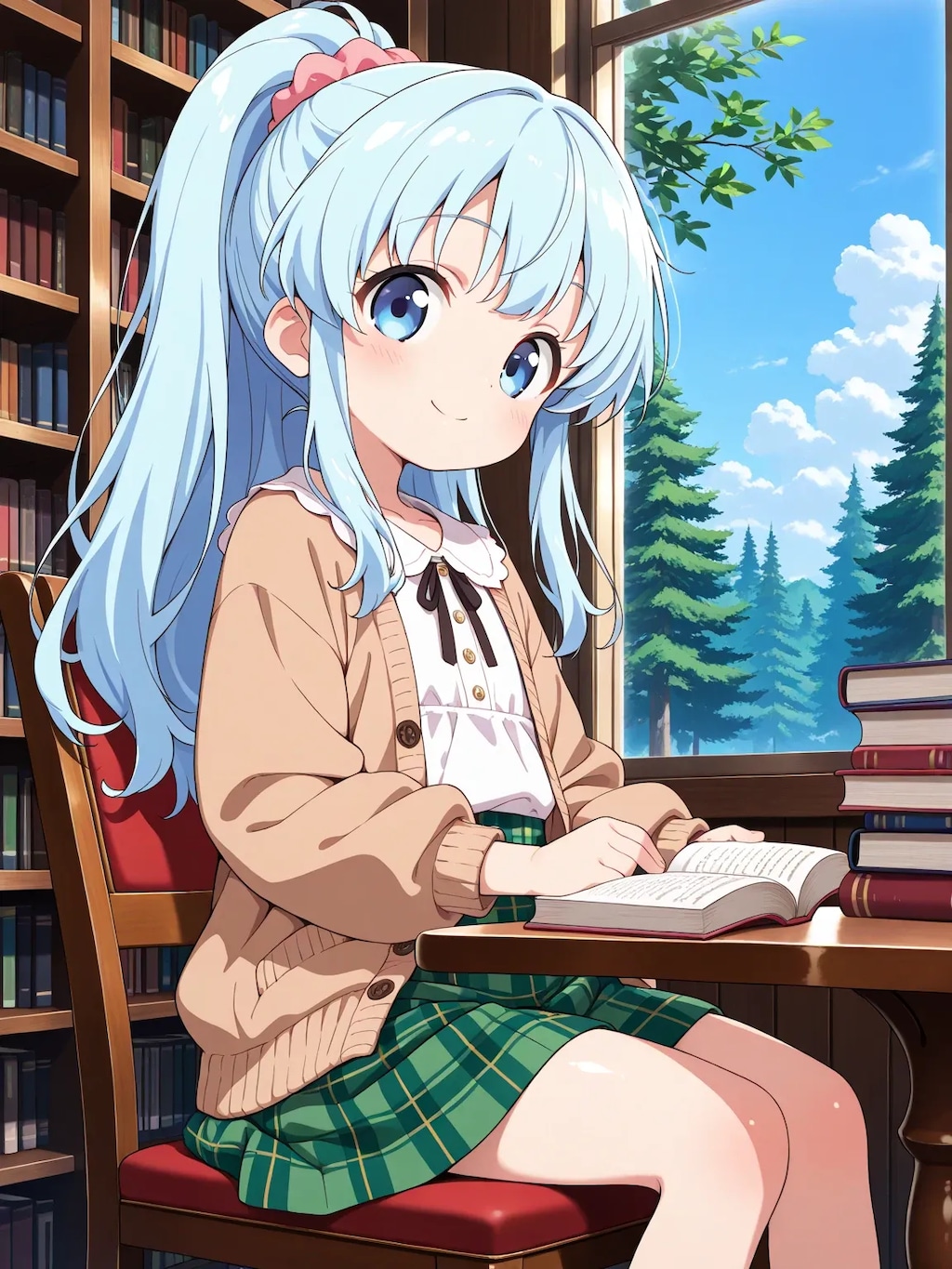 あおいちゃんと図書館