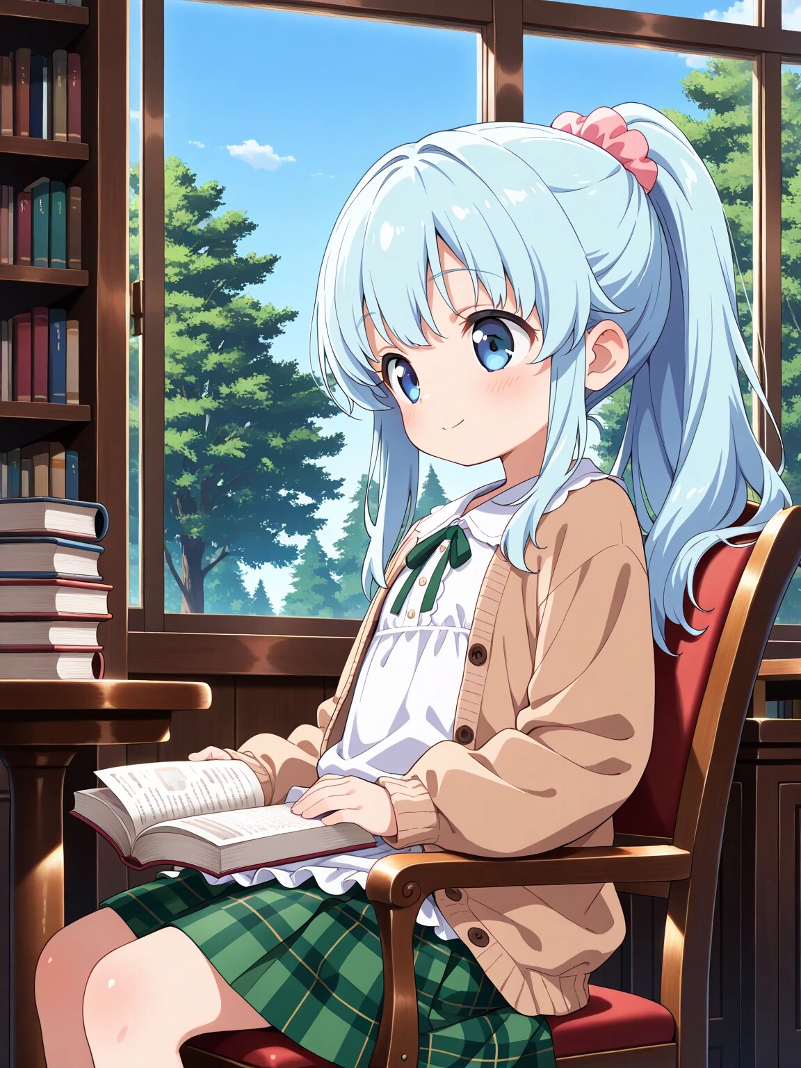 あおいちゃんと図書館 | の人気AIイラスト・グラビア