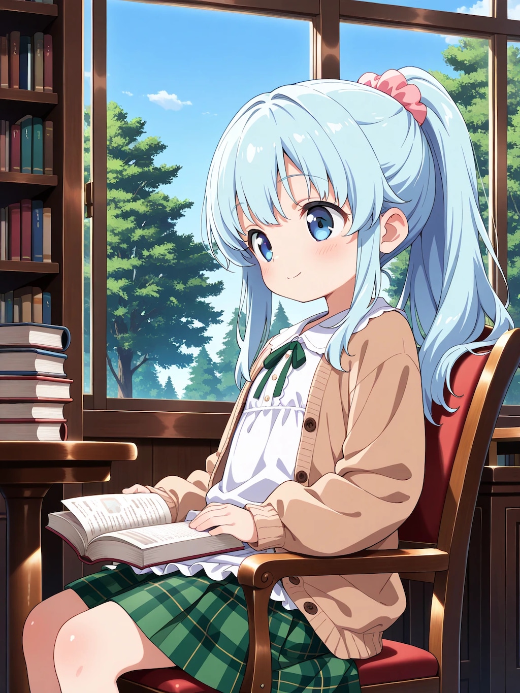 あおいちゃんと図書館