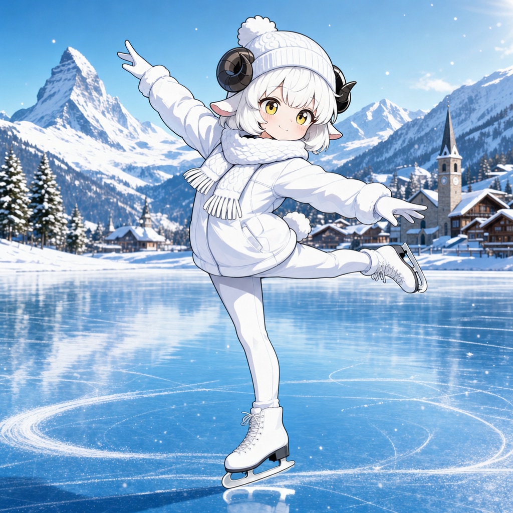 スケートを楽しむメイちゃん♡
