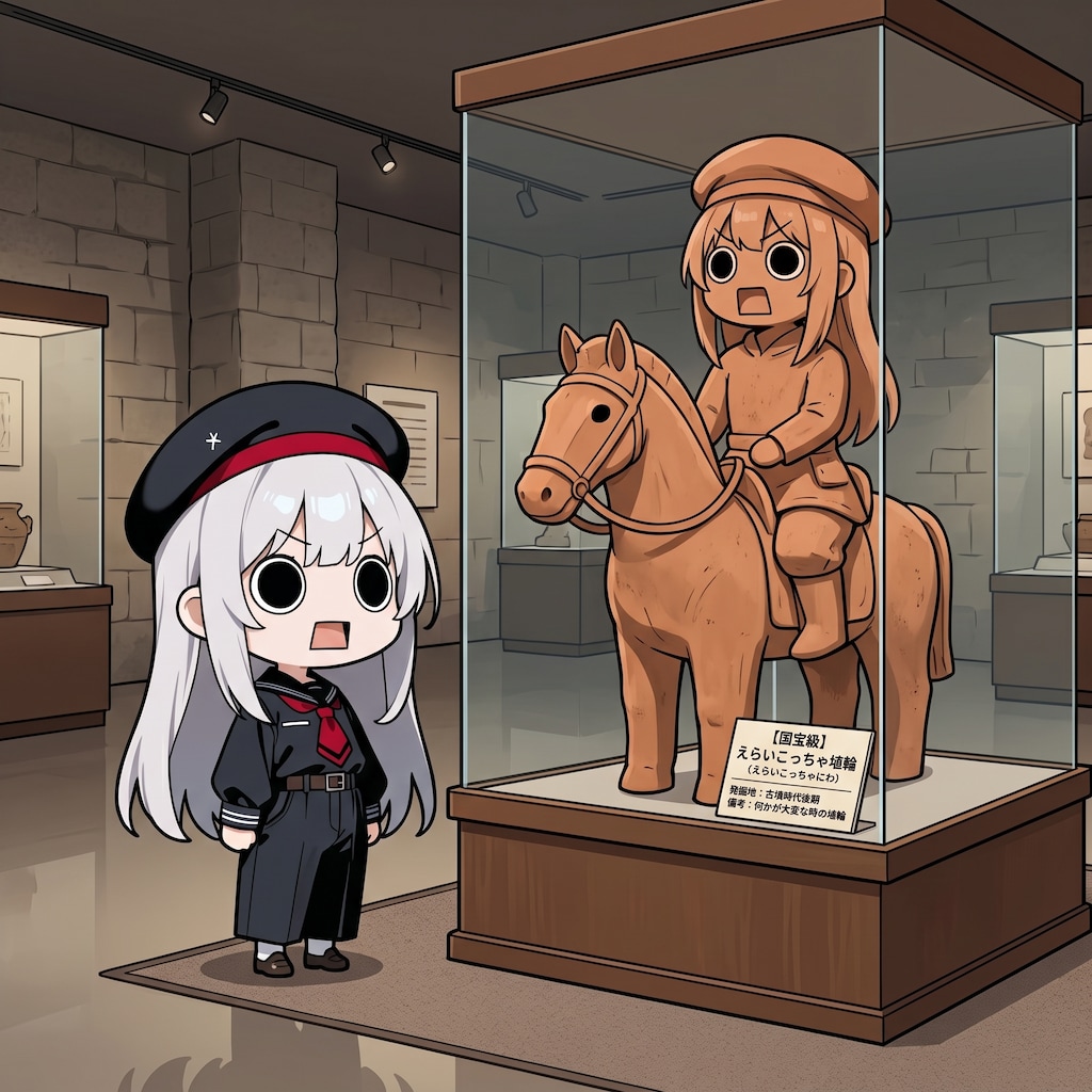 国宝級えらいこっちゃ埴輪えらいこっちゃにわを見つけてしまいよったえらいこっちゃ嬢